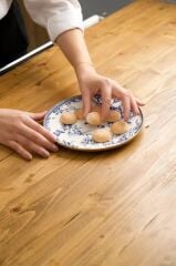 BLUE LİFE EMAYE 2'Lİ PASTA TABAK 20CM