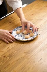 BLUE LİFE EMAYE 2'Lİ PASTA TABAK 20CM