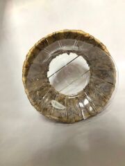 HASIR ÖRGÜ YUVARLAK SAKSI 20X17CM