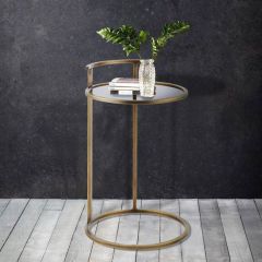 ALTIN ESKİTME YAN SEHPA 60X40CM