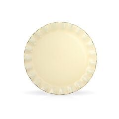 SOLID KREM WAVY TEKLİ PASTA TABAK 20CM
