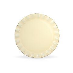 SOLID KREM WAVY TEKLİ PASTA TABAK 20CM