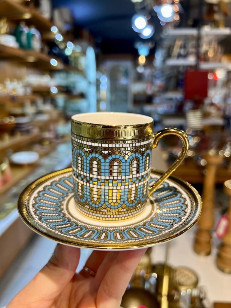 LISETTE 6 KİŞİLİK TÜRK KAHVESİ FİNCANI