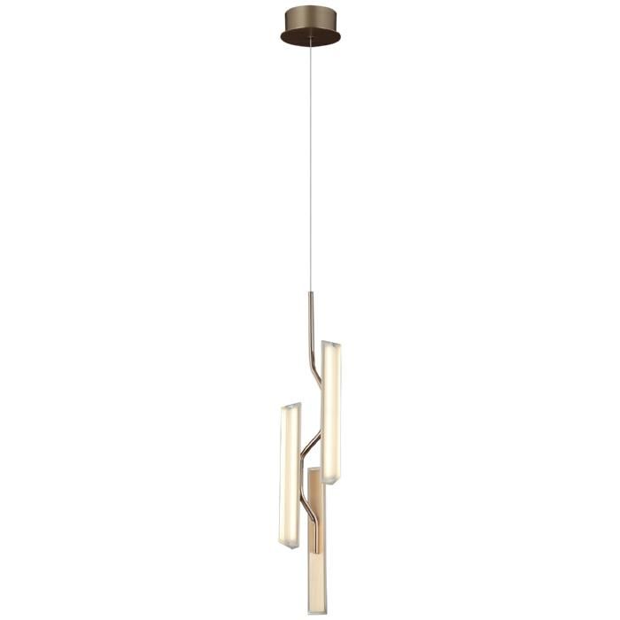 LESTINA ALTIN 3'LÜ LEDLİ AVİZE