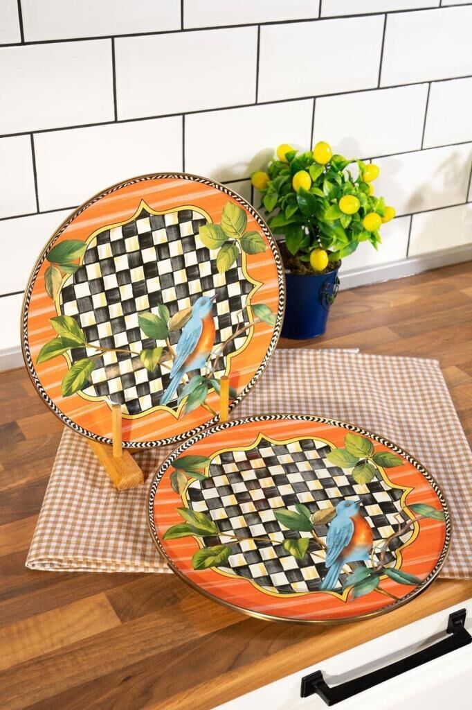 PARADISE EMAYE 2'Lİ SUNUM TABAK 30CM
