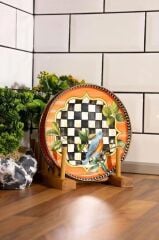 PARADISE EMAYE 2'Lİ PASTA TABAK 20CM
