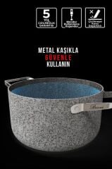 STONE-AGE 6 PARÇA MİDİ SET(16CM-18CM-20CM)