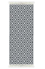 6013 İKAT ANTRASİT DESEN KAYDIRMAZ HALI 80x300cm