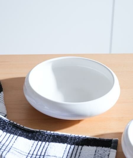 BIANCO PERLA YUVARLAK KASE 18X5CM