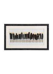 FLUME SİYAH TABLO 60X35X4CM