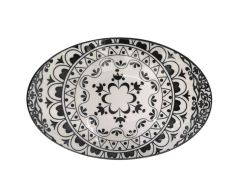 MIXIE OVAL KAYIK TABAK DESEN D