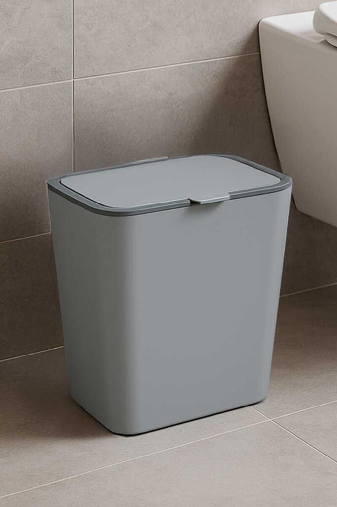 FLIP ÇÖP KOVASI GRİ