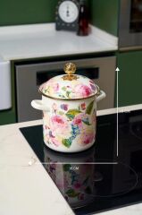 ROSE DELUXE EMAYE BAKLİYAT KABI 16CM