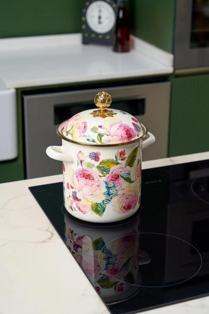 ROSE DELUXE EMAYE BAKLİYAT KABI 16CM