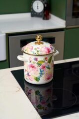 ROSE DELUXE EMAYE BAKLİYAT KABI 16CM