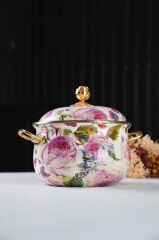 ROSE DELUXE EMAYE DERİN TENCERE 20CM