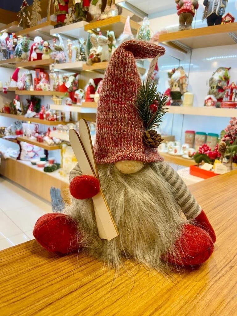 KAYAK TAKIMLI IŞIKLI NOEL DEKOR 18X10X30CM