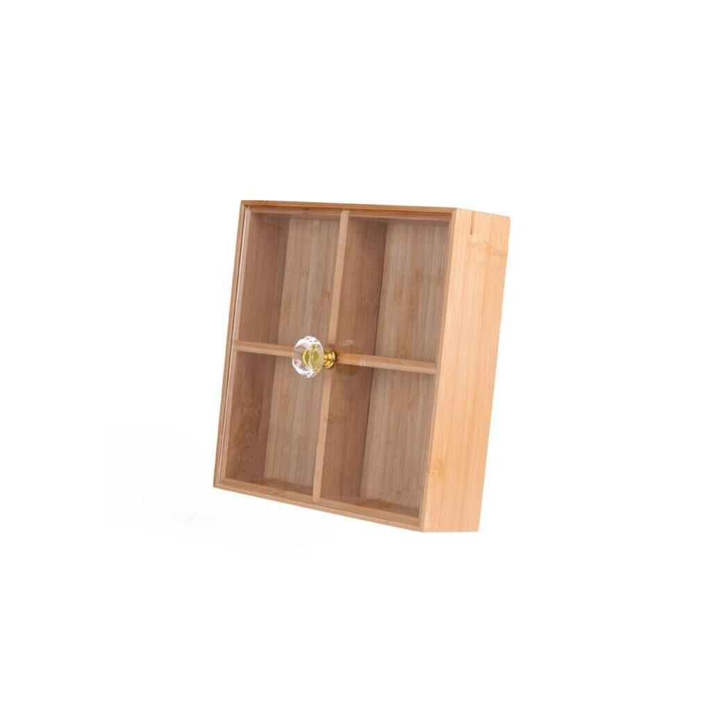 BAMBU 4 GÖZLÜ ÇOK AMAÇLI KUTU