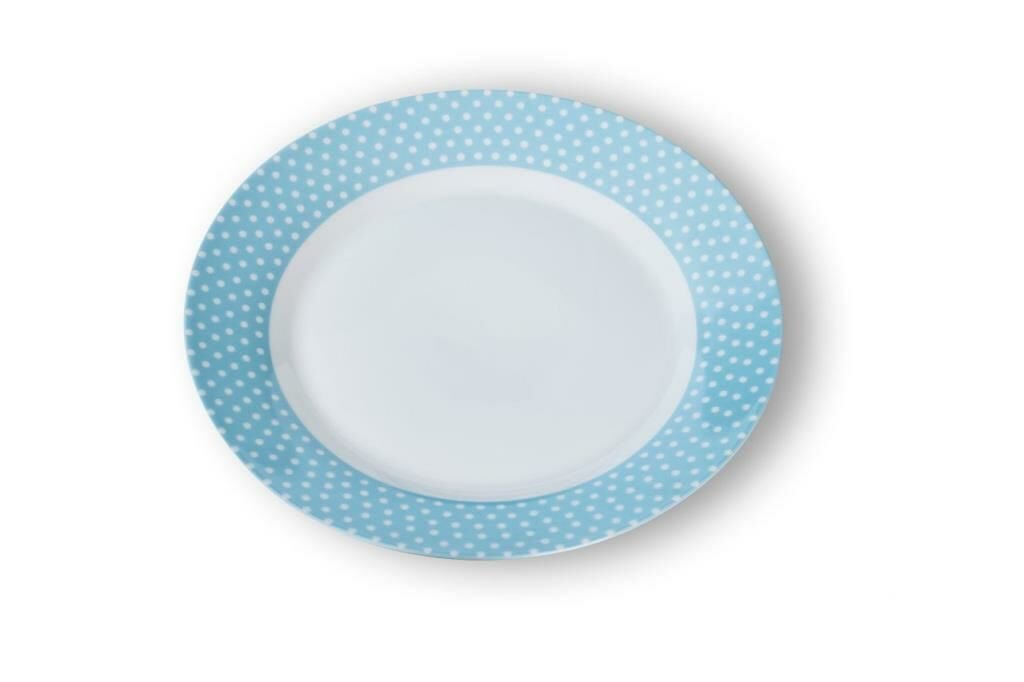 MAVİ SERVİS TABAK 26CM