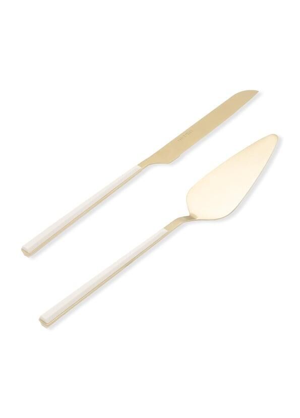 BIANCO GOLD PASTA SERVİS SETİ 2 PARÇA