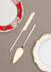 BIANCO GOLD PASTA SERVİS SETİ 2 PARÇA