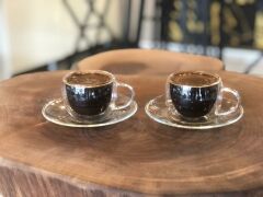 ÇİFT CİDARLI 2'Lİ TÜRK KAHVESİ FİNCANI