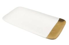 BEYAZ DİKDÖRTGEN SERVİS TABAK 22X40CM