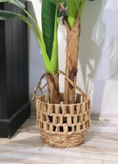 HASIR KULPLU SEPET 28X29CM