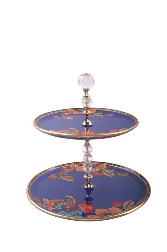 LORENA LACİVERT KATLI İKRAMLIK