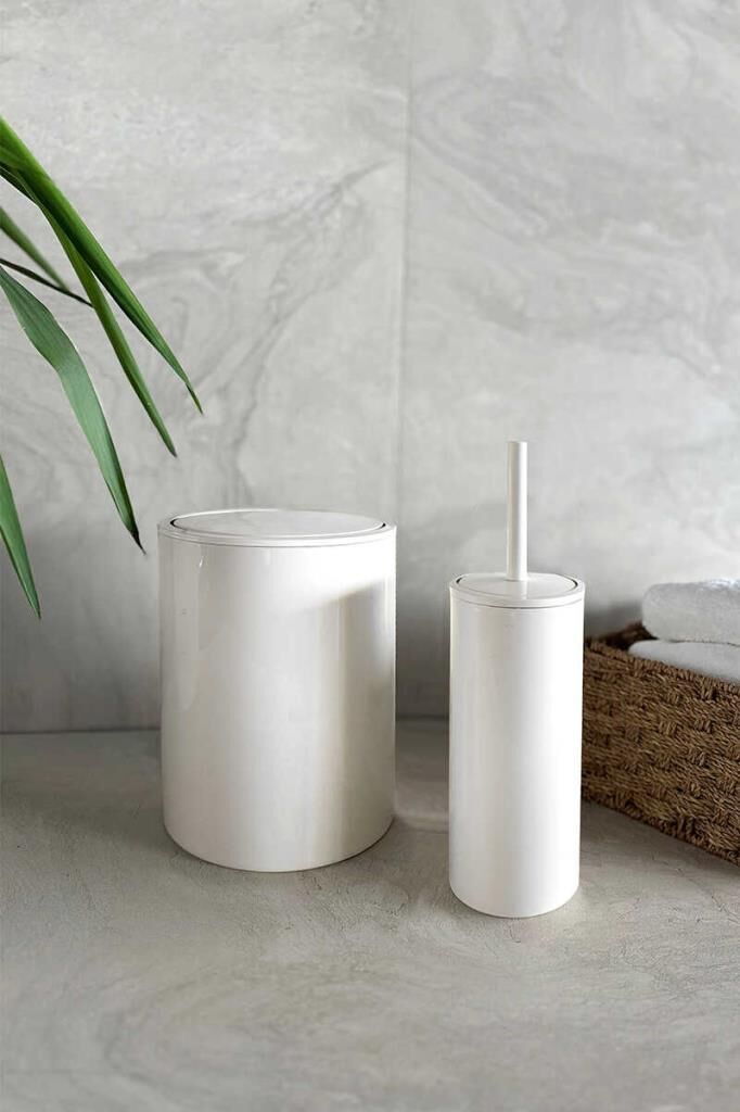 FLORES 2 PARÇA BANYO SETİ BEYAZ