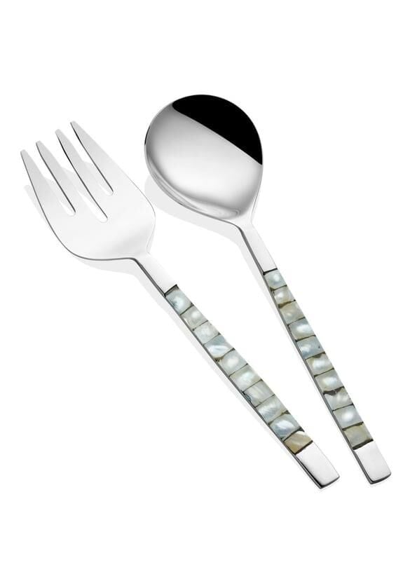 PEARL WHİTE SALATA SERVİS SETİ 2 PARÇA