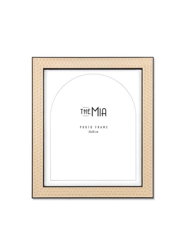 ROTAN SİYAH ÇERÇEVE 30X25CM