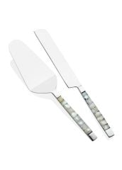 PEARL WHİTE PASTA SERVİS SETİ 2 PARÇA