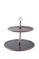 SOLID ANTRASİT ROSEGOLD KATLI İKRAMLIK