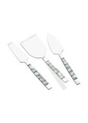 PEARL WHİTE PEYNİR SERVİS SETİ 3 PARÇA