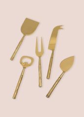 GOLDY PEYNİR SERVİS SETİ 5 PARÇA