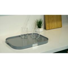 GRİ SERVİS TEPSİ 30X40CM