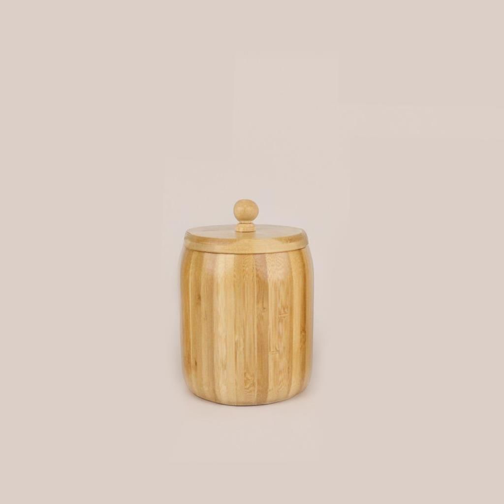 BAMBU KAPAKLI KAVANOZ 9X12CM