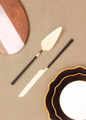 BIANCO GOLD PASTA SERVİS SETİ 2 PARÇA