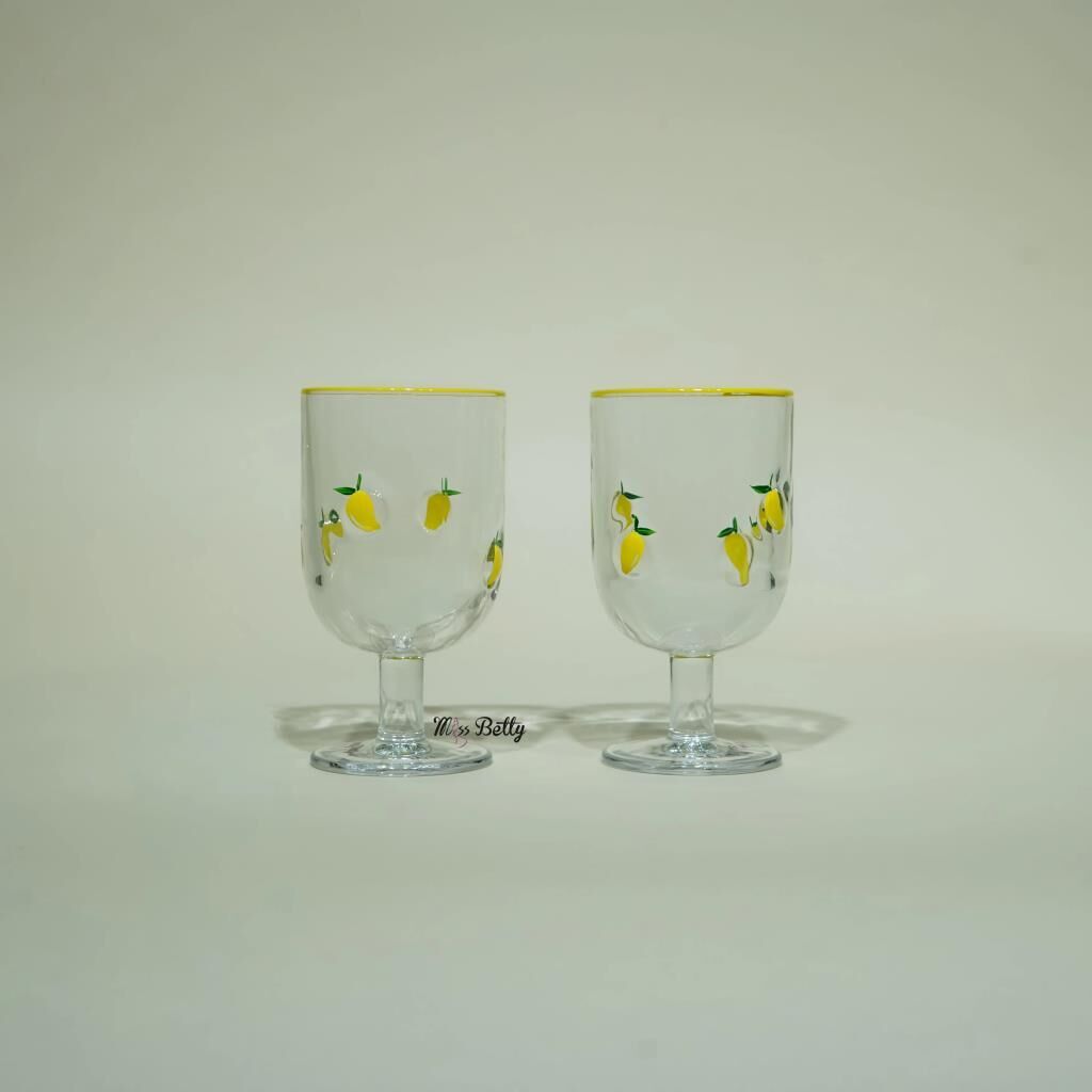 LEMON 2'Lİ CAM KADEH