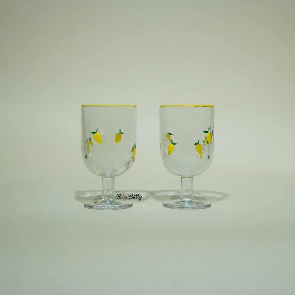 LEMON 2'Lİ CAM KADEH