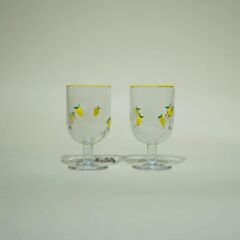 LEMON 2'Lİ CAM KADEH