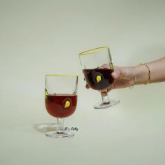 LEMON 2'Lİ CAM KADEH