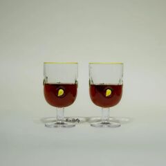 LEMON 2'Lİ CAM KADEH