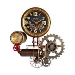 DEVONTA 48CM ÇARKLI DUVAR SAATİ