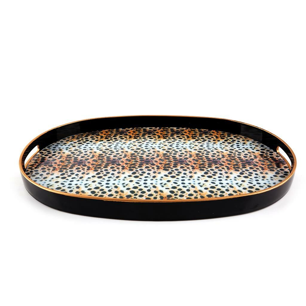 LEOPARD OVAL TEPSİ