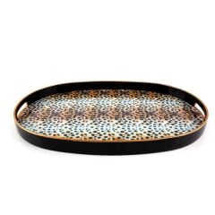 LEOPARD OVAL TEPSİ