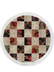 6001 ETNİK DESEN YUVARLAK KAYDIRMAZ HALI 140CM