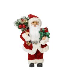 KIRMIZI HEDİYE PAKETLİ NOEL BABA 30CM