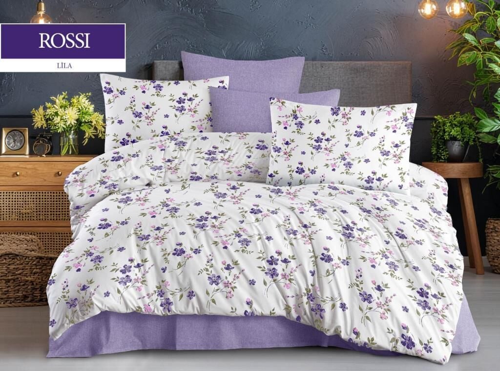 ROSSI LİLA ÇİFT KİŞİLİK NEVRESİM TAKIMI